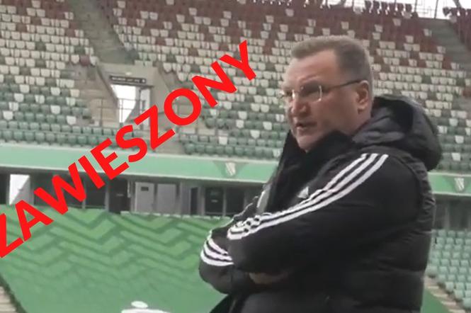 Czesław Michniewicz ZAWIESZONY - za co kara dla trenera Legii Warszawa?