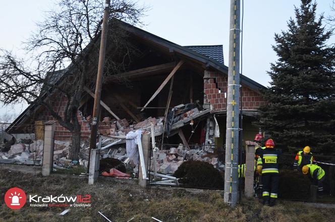 WYBUCH GAZU w Żydowie. RUNĄŁ strop domu 