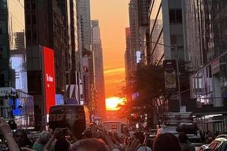 Słońce zachwyciło na Manhattanie