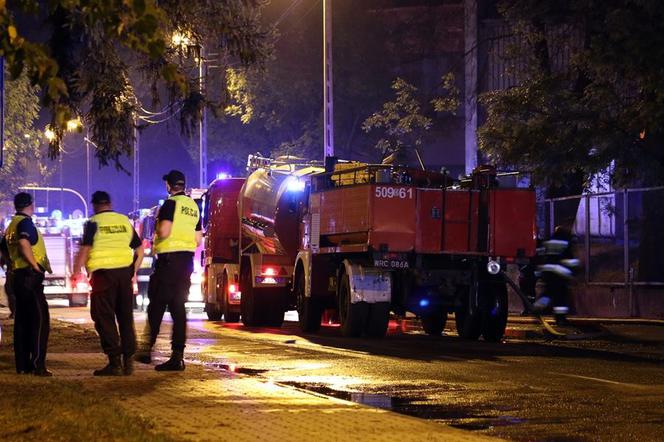 Wielki pożar w fabryce. Na miejscu było 46 zastępów straży pożarnej