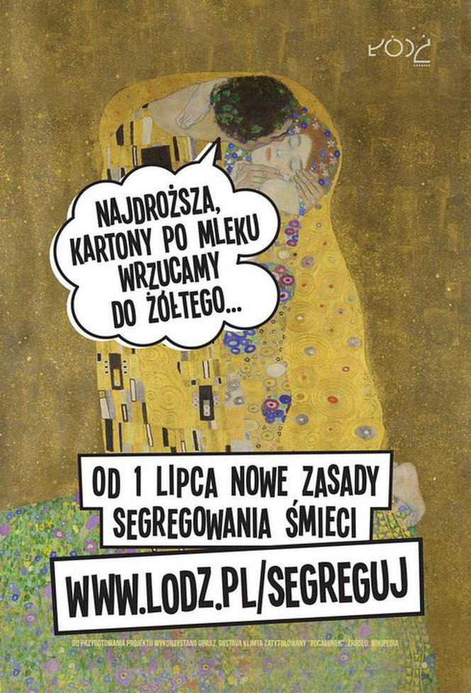 Na podstawie obrazu "Pocałunek" Gustava Klimty