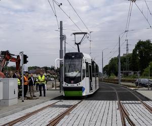 Pierwszy tramwaj na ul. Sosabowskiego