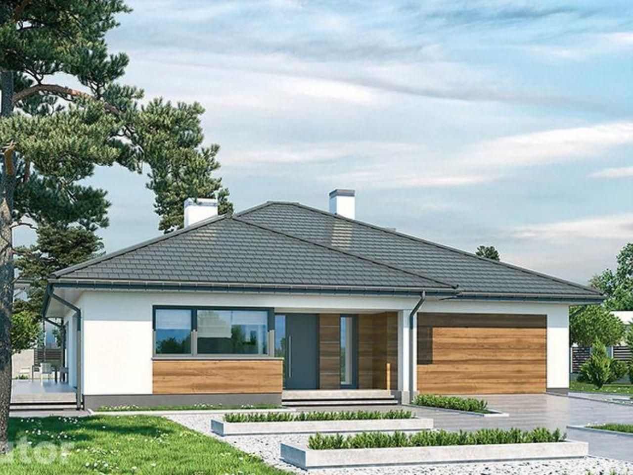 Praktyczne projekty domów parterowych dla rodzin z dziećmi - murator.pl