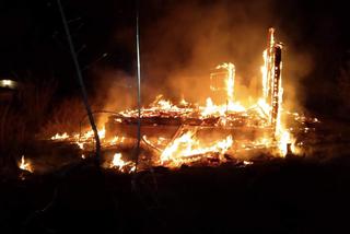 Pożar domków letniskowych w podbydgoskim Borównie! [ZDJĘCIA]