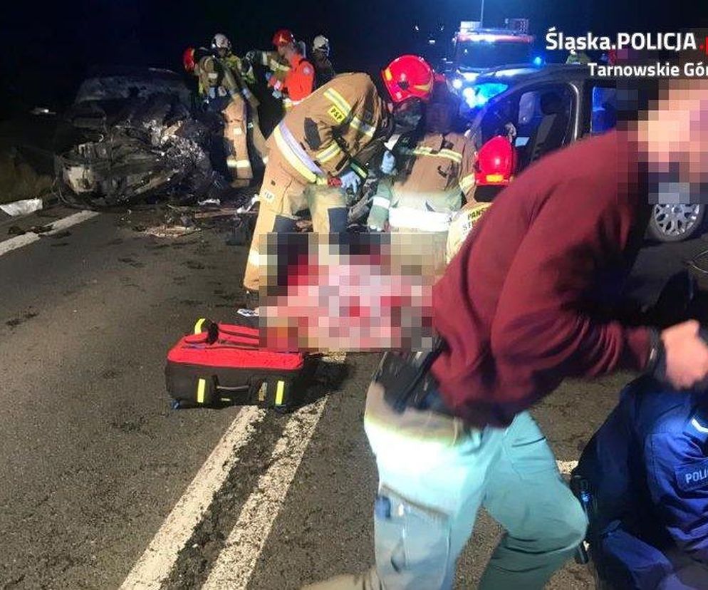 Świerklaniec. 31-latek doprowadził do dwóch wypadków. 5 osób rannych [ZDJĘCIA]