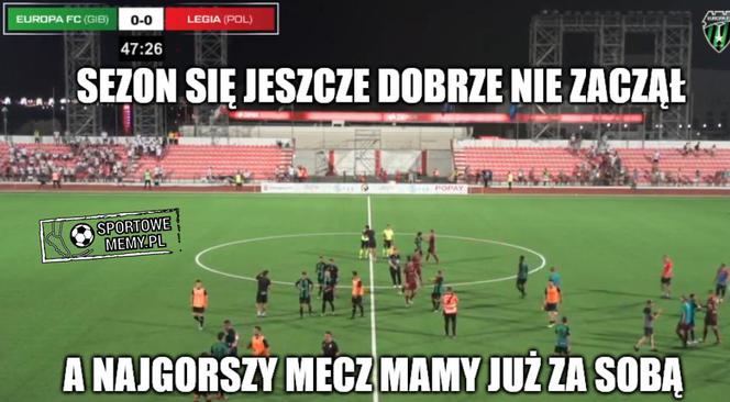 Memy po meczu Europa FC - Legia Warszawa