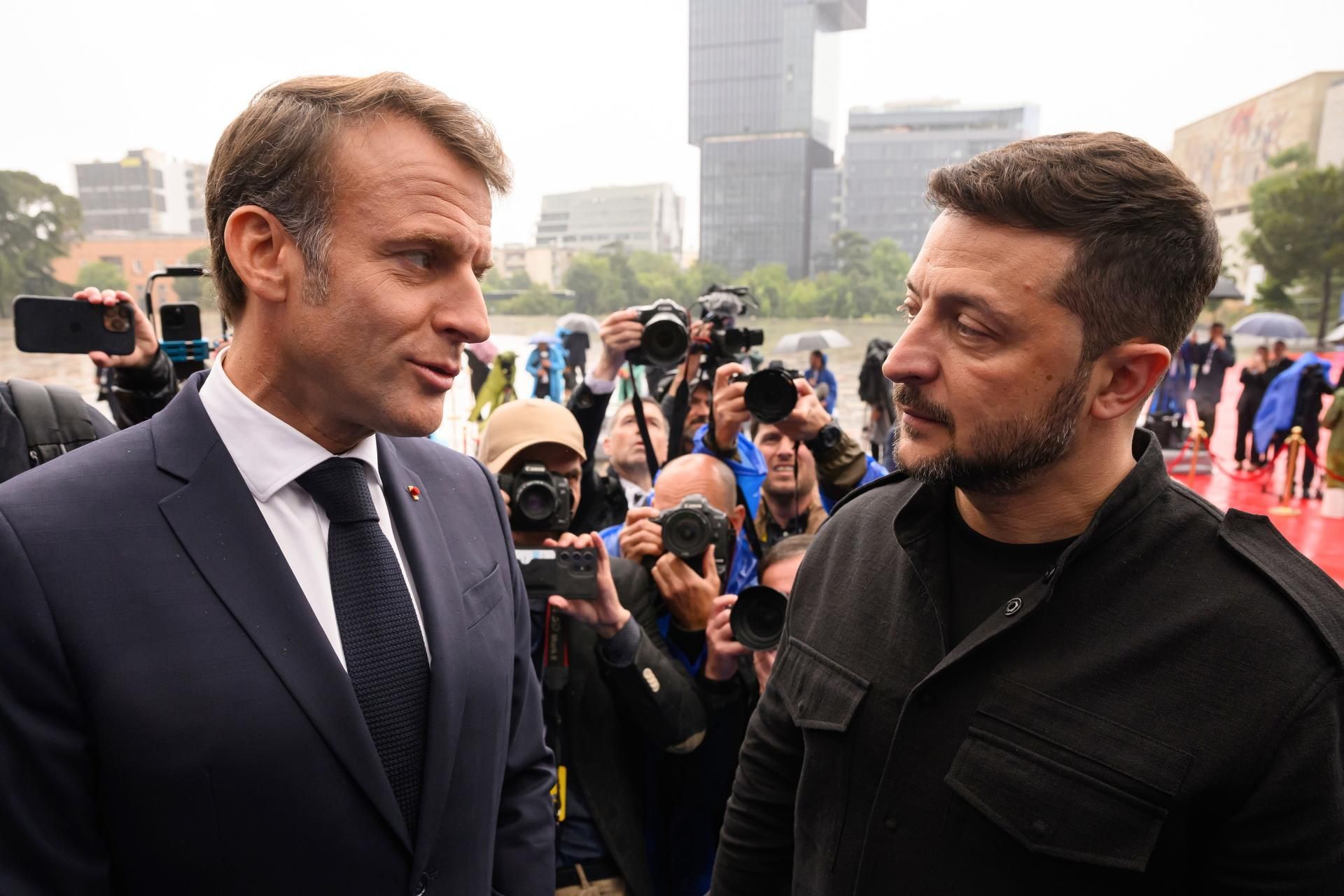 Rozmowa Zełenskiego z Macronem. Jednakowo postrzegamy kluczowe dla Europy kwestie bezpieczeństwa