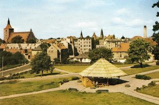 W tym miejscu w centrum Olsztyna dawnej były łąki. Obecnie znajduje się tam galeria [ZDJĘCIA]