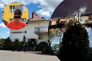 To on podpalił popularną restaurację! 25-letni Kamil usłyszał zarzuty i trafił do aresztu