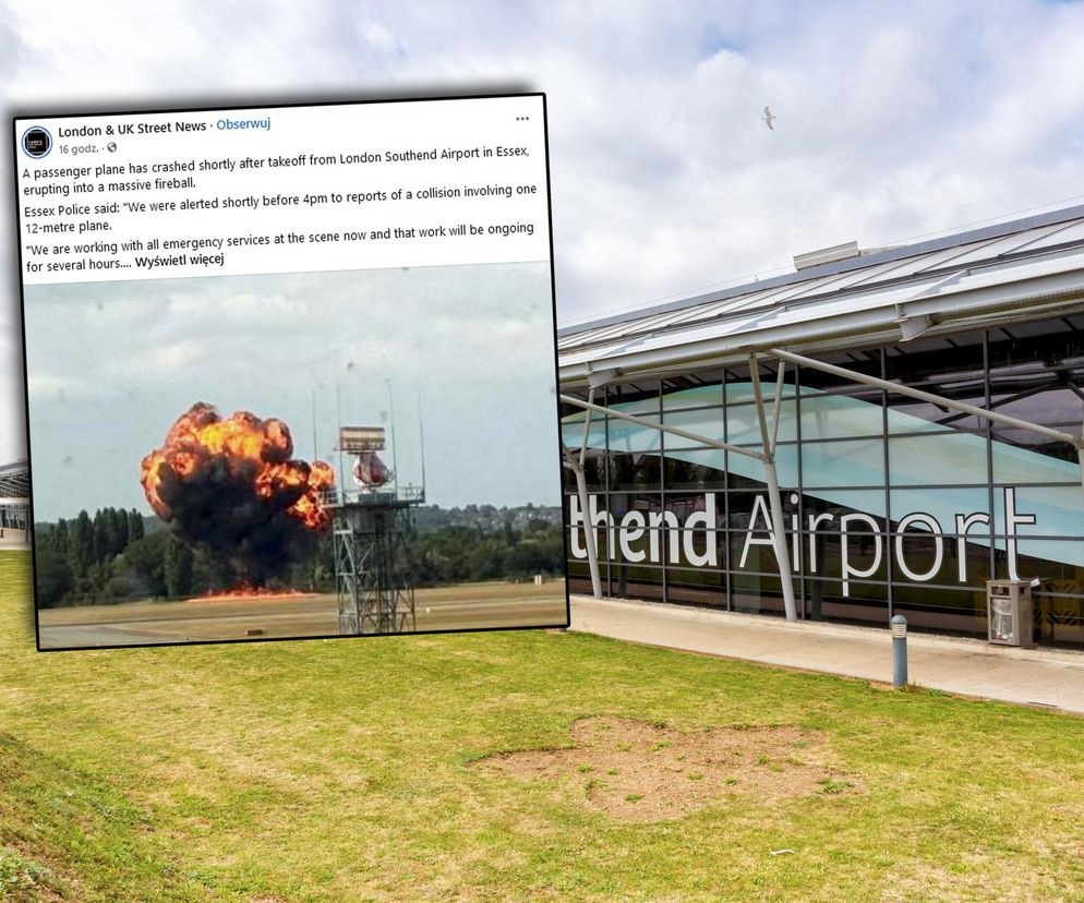Katastrofa lotnicza pod Londynem