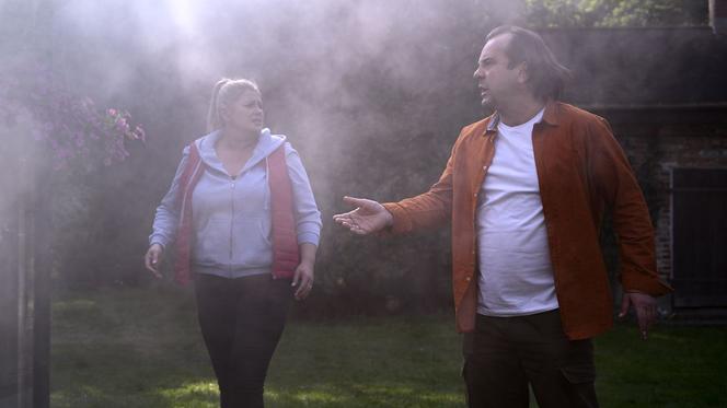 Barwy szczęścia odc. 2383. Aldona (Elżbieta Romanowska), Borys (Jakub Wieczorek)