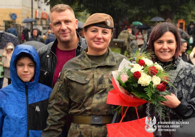 Przysięga nowych terytorialsów w Braniewie