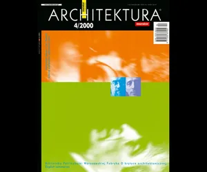 Miesięcznik Architektura 04/2000