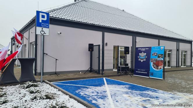 Nowy posterunek policji w Prochowicach na Dolnym Śląsku