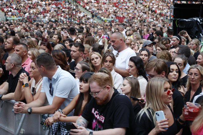 Koncert Jennifer Lopez w Warszawie (25.07.2025) - część druga. Organizatorem koncertu jest Prestige MJM