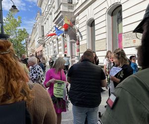 Wielki protest pod urzędem miasta w Łodzi. Broń lasów Lublinka