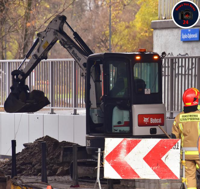 Awaria rury z gazem. Most Śląsko-Dąbrowski zamknięty