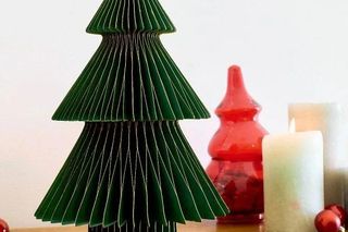 Zielona choinka z papieru - Homla