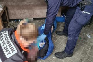 Dramat na bazarze. 36-latek leżał nieprzytomny na ziemi. Nie oddychał
