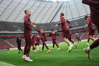 Trening Reprezentacji Polski w piłce nożnej