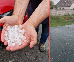 Groźne burze suną przez Dolny Śląsk. Gradobicie i paraliż na autostradzie A4 