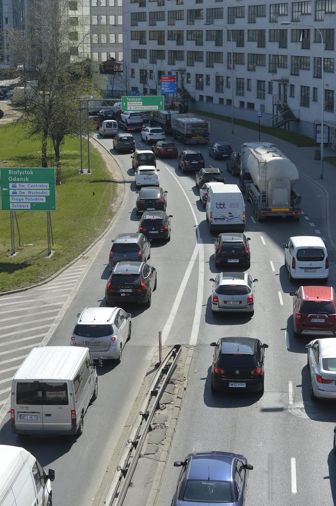 Utrudnienia w ruchu na Wisłostradzie