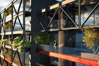 Wizualizacja inwestycji Nova Piotrkowska w Ogrodach Geyera w Łodzi