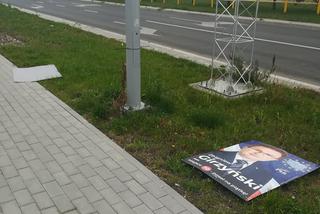 W Toruniu wiszą nielegalne plakaty wyborcze. 31 decyzji karnych!