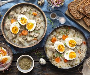 Tradycja w najlepszym wydaniu: żurek z białą kiełbasą i boczkiem. Wielkanocny klasyk, który kocha cała rodzina