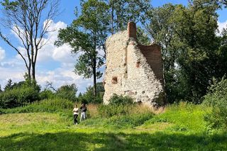 Ruiny zamku w Krupem pod Krasnymstawem