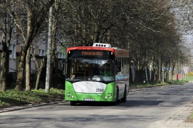 Autobus parafialnej linii w Lublinie