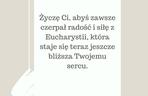 Co napisać na kartce na komunię? Oto propozycja sztucznej inteligencji