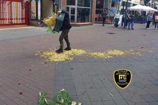 Nielegalny handel na Stawowej w Katowicach ZDJĘCIA