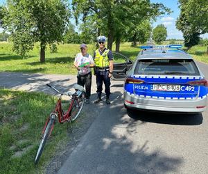 Policjanci z Włocławka kontrolowali ruch. Edukowano też rowerzystów