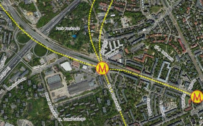 Metro M4 – stacja Marymont (przesiadkowa na M1 i M2)