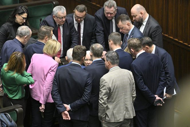 Jarosław Kaczyński w Sejmie 