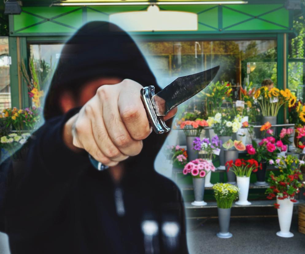 Wstrząsający napad na kwiaciarnię. 14-latek ciężko ranił nożem kobietę