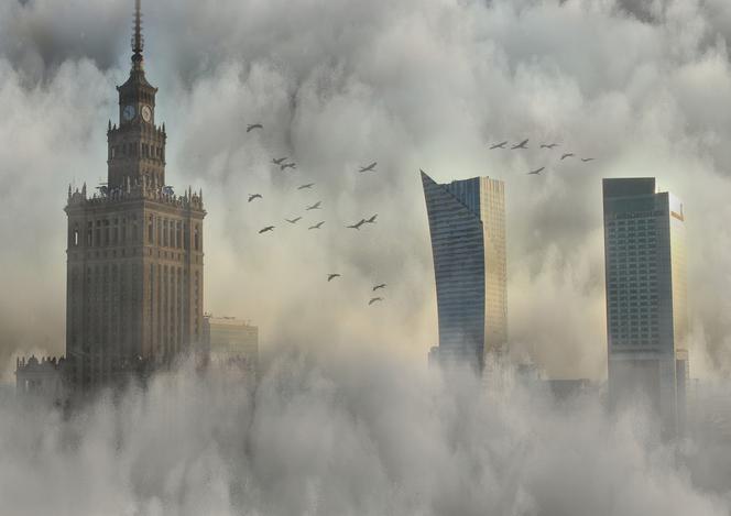 Fatalna jakość powietrza w Warszawie. Gigantyczny smog unosi się nad miastem