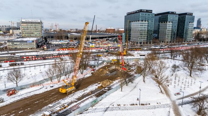 Budowa tramwaju do Dworca Zachodniego w styczniu 2025