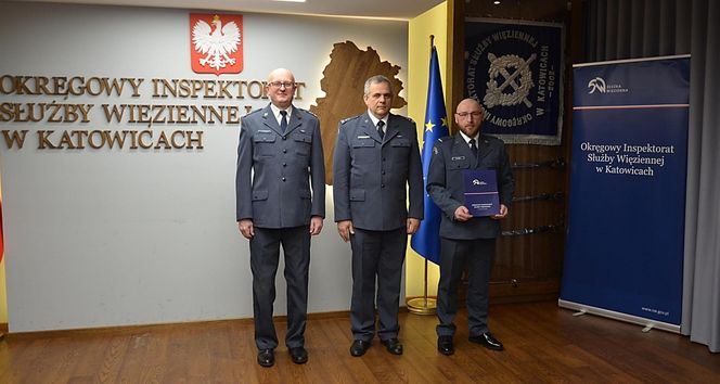 St. szer. Marcin Hudy za swój wyczyn został nagrodzony osobiście przez Dyrektora Okręgowego Służby Więziennej w Katowicach.