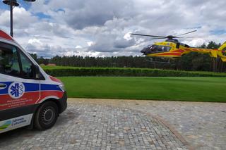 Wypadek w Milsku podczas prac polowych