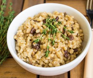 Kaszotto z grzybami - prosty przepis na superfood po polsku