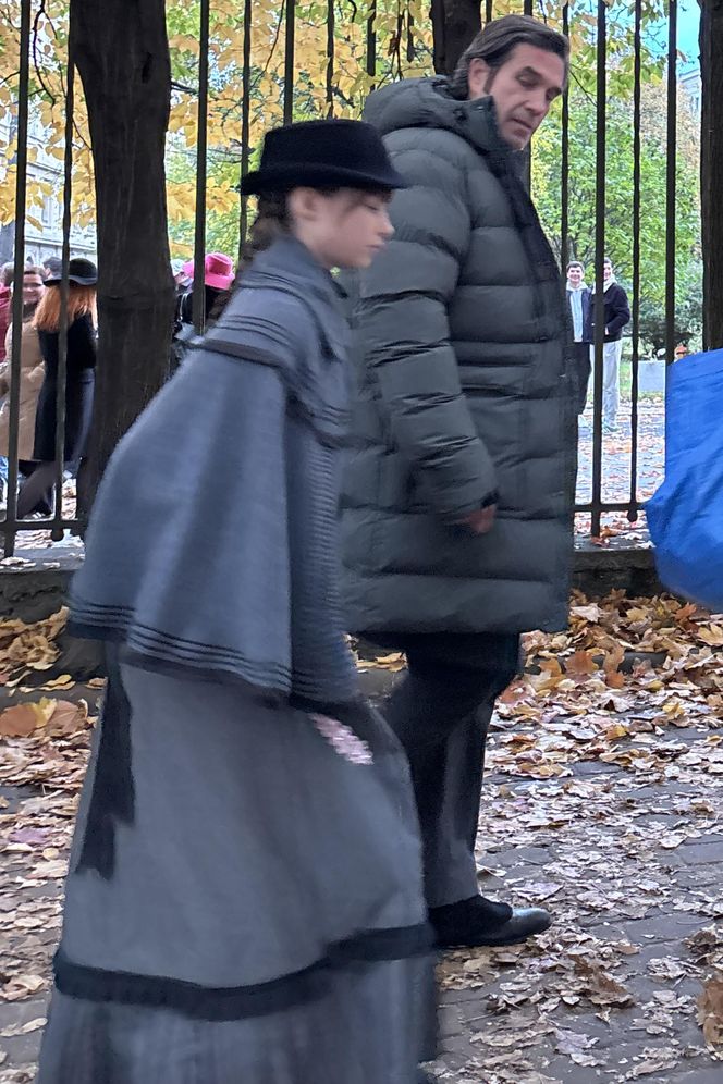 Gwiazdy marzną na planie "Lalki"