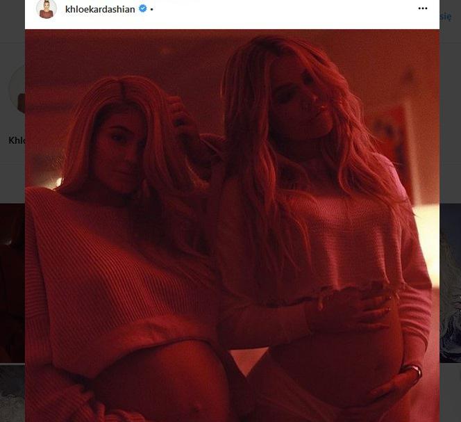 Khloe Kardashian i Kylie Jenner w ciąży