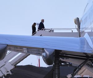Trump wsiadł do samolotu natychmiast po pogrzebie papieża