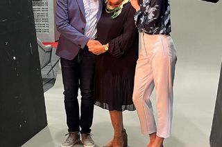 M jak miłość. Barbara (Teresa Lipowska), nowy Mateusz (Rafał Kowalski), Natalka (Dominika Suchecka)