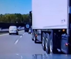 Pirat na autostradzie trafił na policję. Duża kara