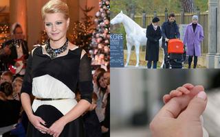 Małgorzata Kożuchowska i jej syn Jan Franciszek