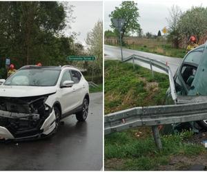 Zderzenie dwóch aut w Wieprzowie Ordynackim. 63-latka nie zauważyła znaku „Stop”