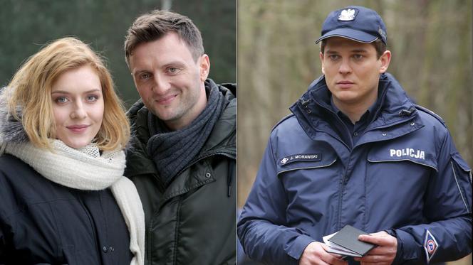 M jak miłość odc. 1368. Bartek (Arkadiusz Smoleński), Ula (Iga Krefft), Janek (Tomas Kollarik)